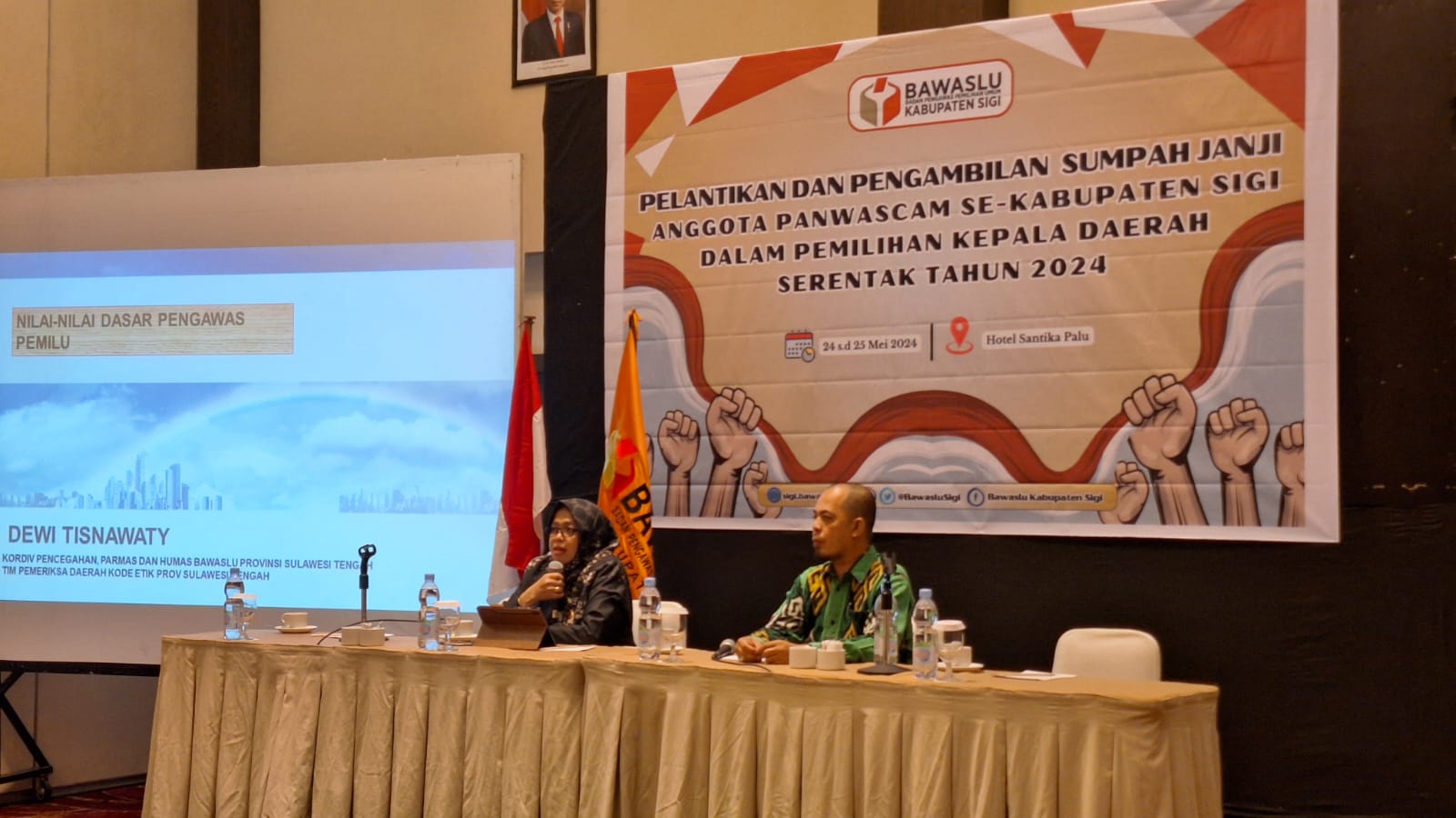 Anggota Bawaslu Sulteng Dewi Tisnawaty Tekankan Pentingnya Integritas dan Profesionalitas dalam Bekerja