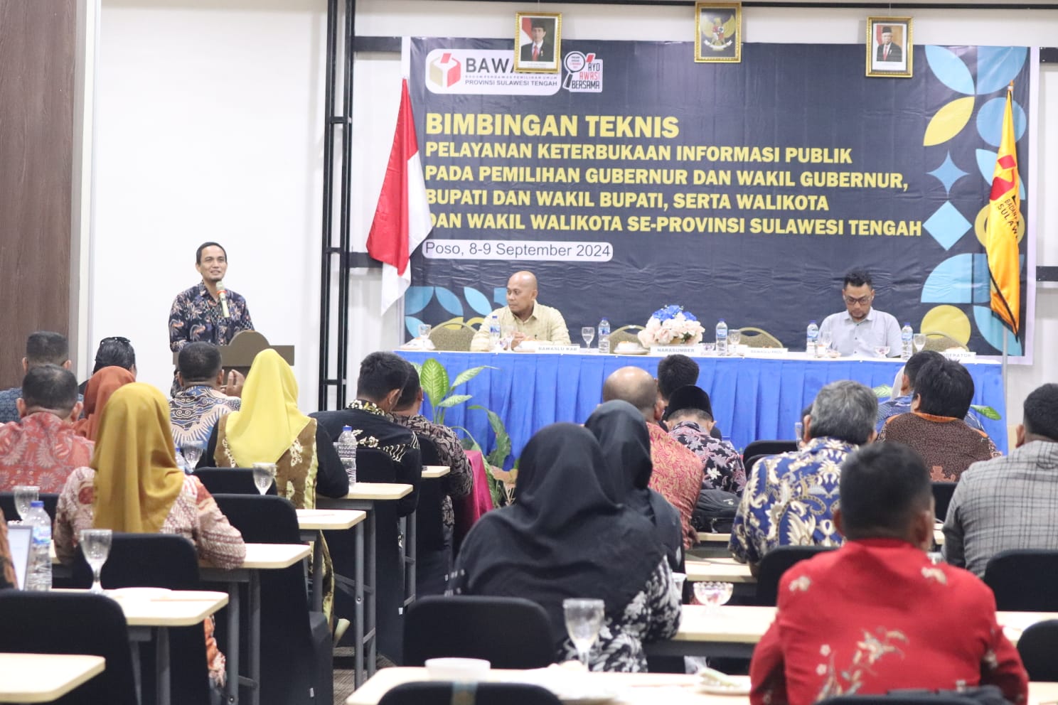 Bawaslu Sulteng Gelar Bimtek Peningkatan Keterbukaan Informasi Publik di Kabupaten/Kota