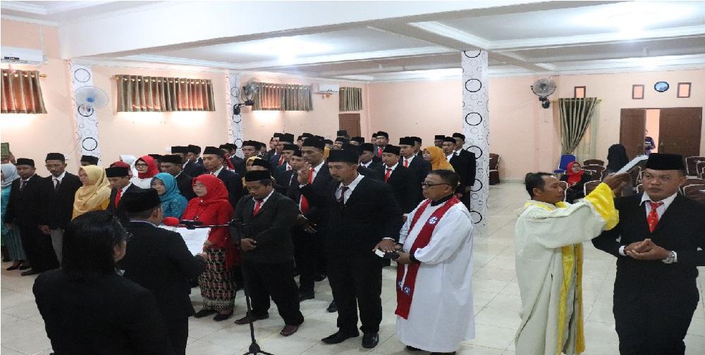 Bawaslu Parimo Ambil Sumpah Janji Panwascam