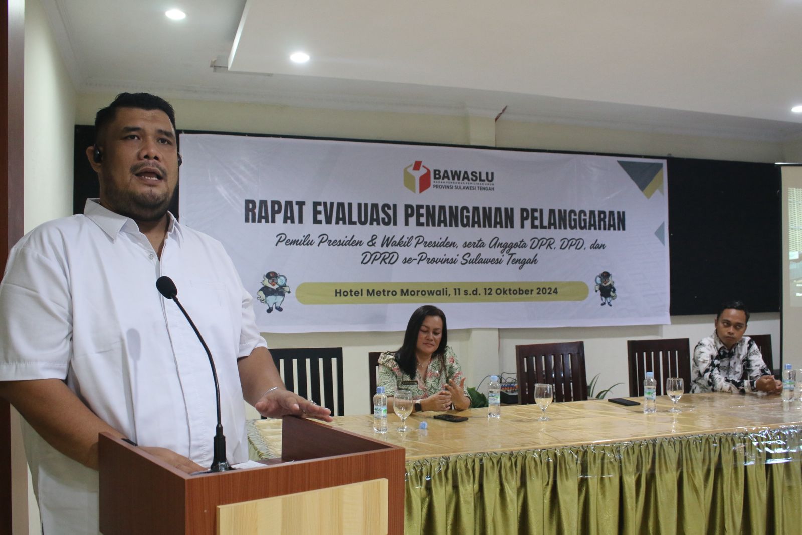 Bawaslu Sulteng Gelar Rapat Evaluasi Penanganan Pelanggaran Pemilu 2024
