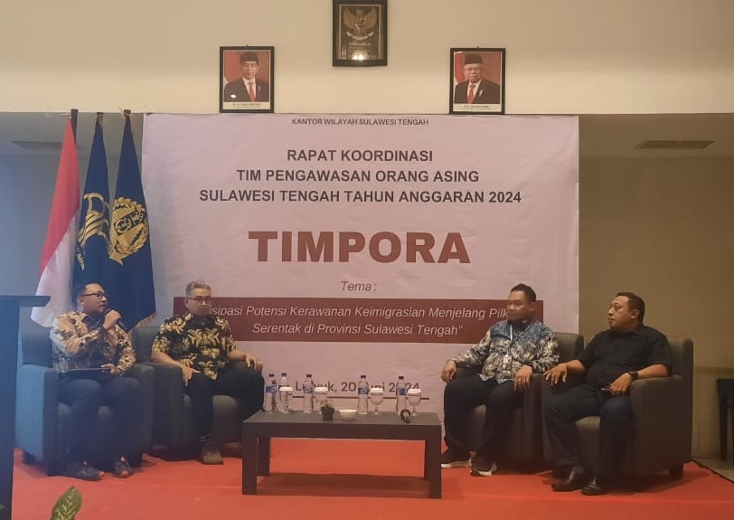 Bawaslu Sulteng Hadiri FGD Kemenkumham Antisipasi Kerawanan Keimigrasian Jelang Pilkada