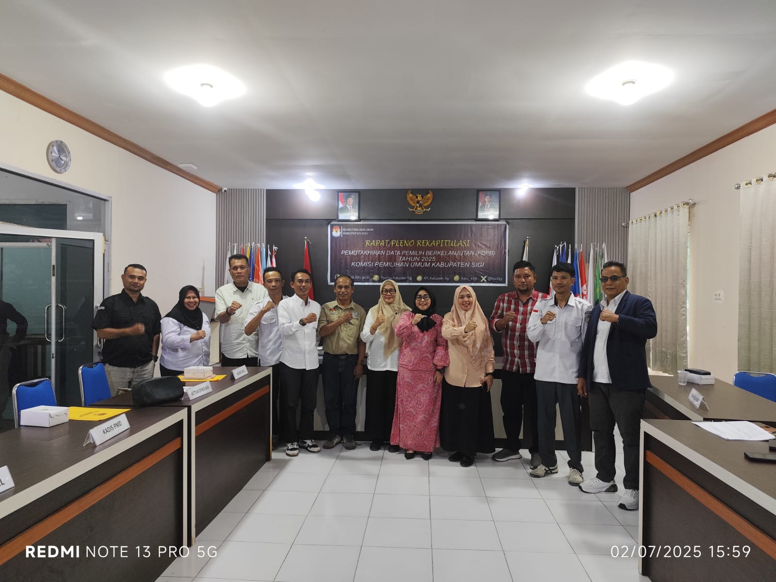 Bawaslu Sulteng Lakukan Monitoring Pengawasan Rapat Pleno PDPB di Kabupaten Sigi