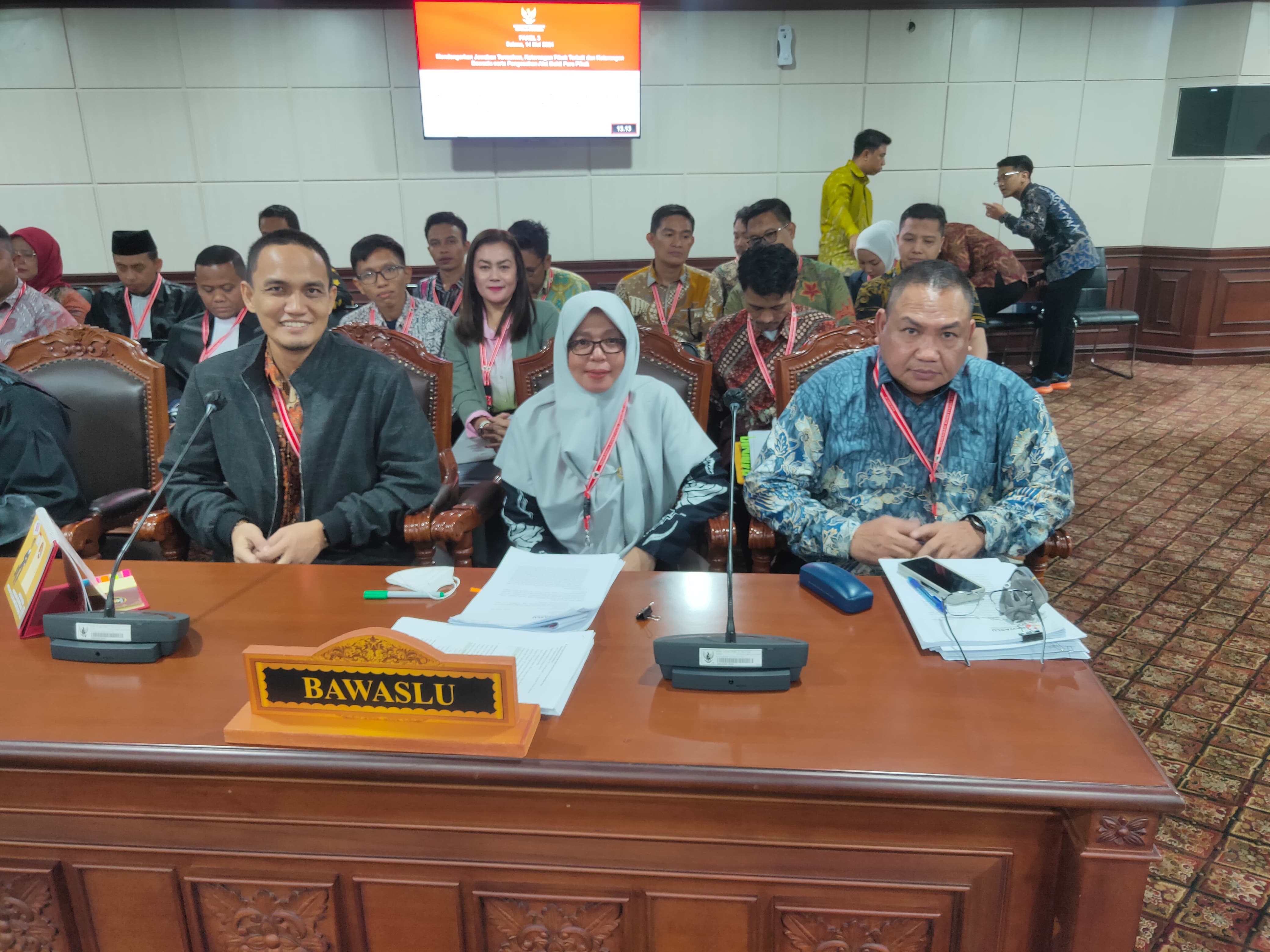 Bawaslu Sulteng Sampaikan Keterangan dalam Sidang Sengketa Pemilu di Mahkamah Konstitusi