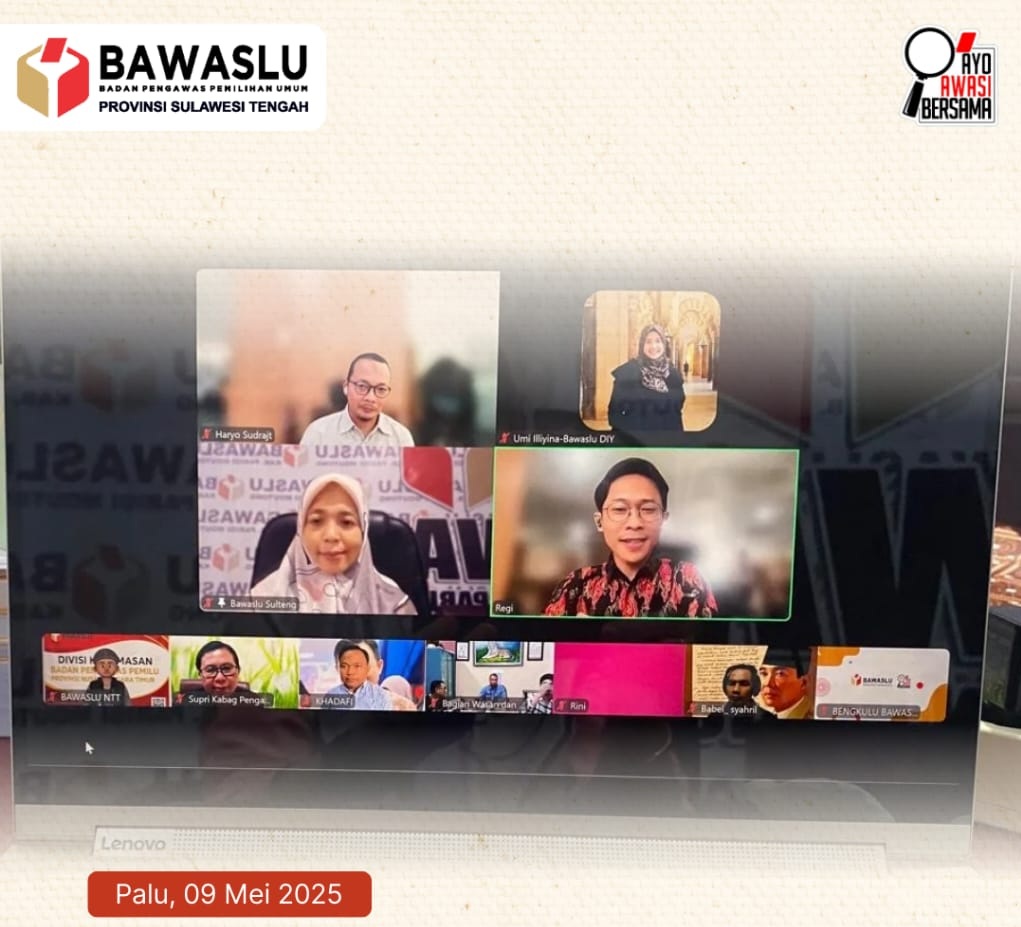 Bawaslu Sulteng Siap Tingkatkan Kualitas Publikasi dan Kehumasan Lewat Evaluasi Nasional
