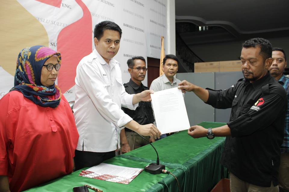 Bawaslu Sulteng Terima Aspirasi Solidaritas Panwaslu Kecamatan Se- Kabupaten Donggala