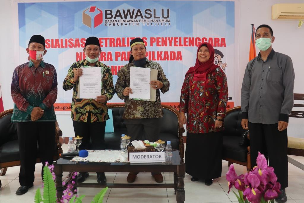 Bawaslu Tolitoli Ajak Penyuluh Agama Bermitra Awasi Pemilihan Serentak 2020