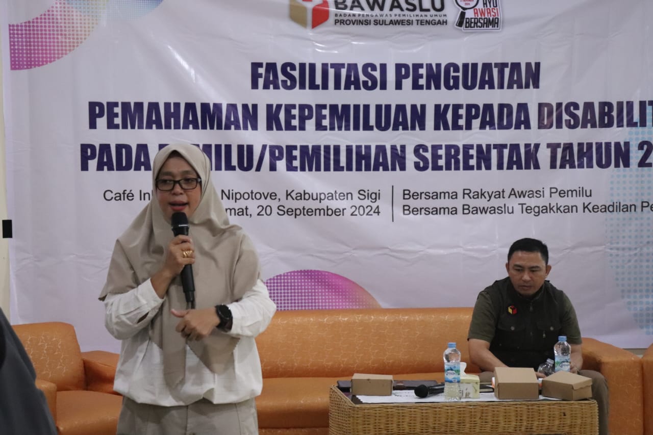 Dewi Dorong Penyandang Disabilitas Berpartisipasi Aktif Awasi Pilkada 2024