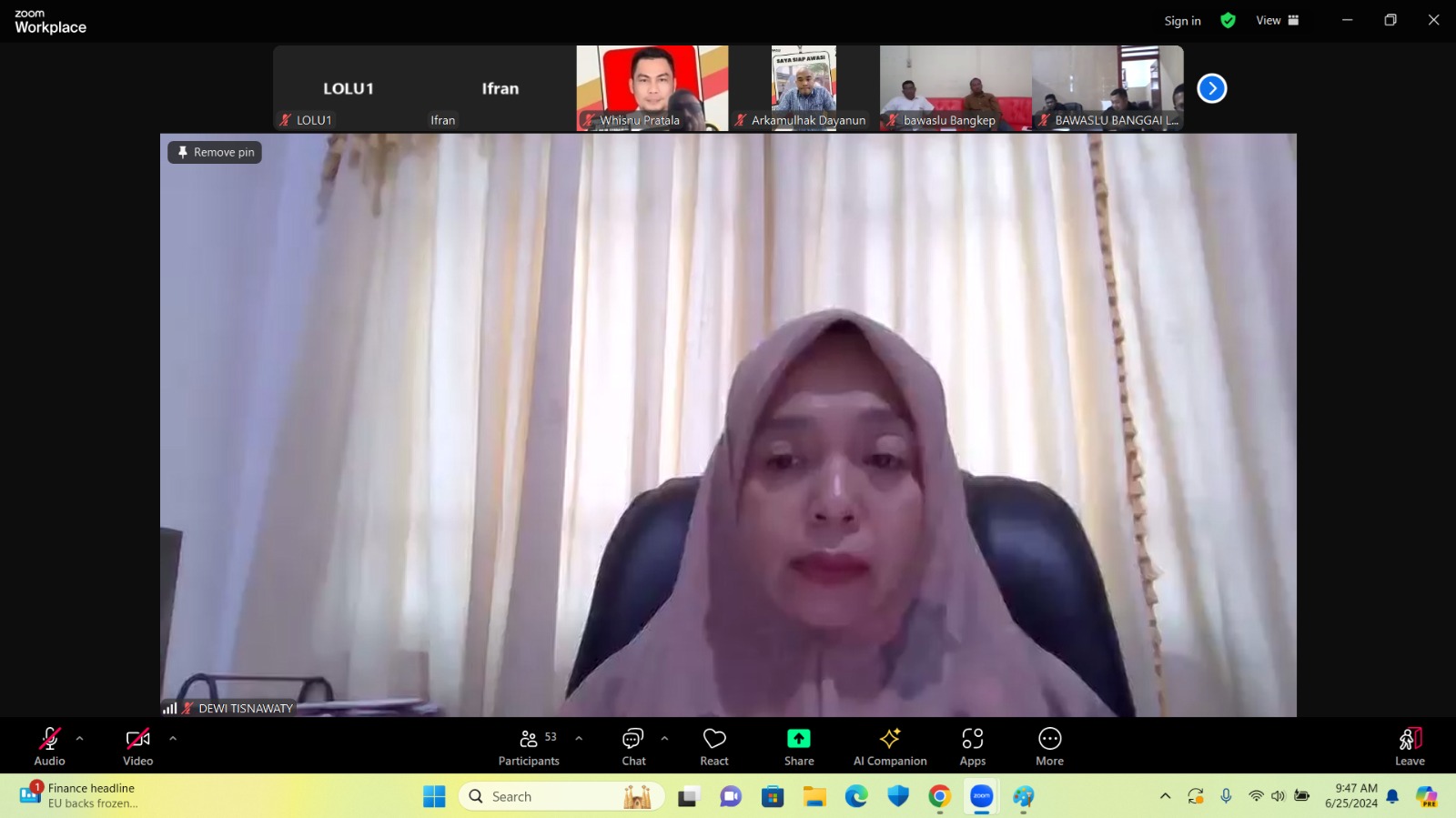 Dewi Imbau Jajaran untuk Kawal Penyusunan Daftar Pemilih Pilkada 2024