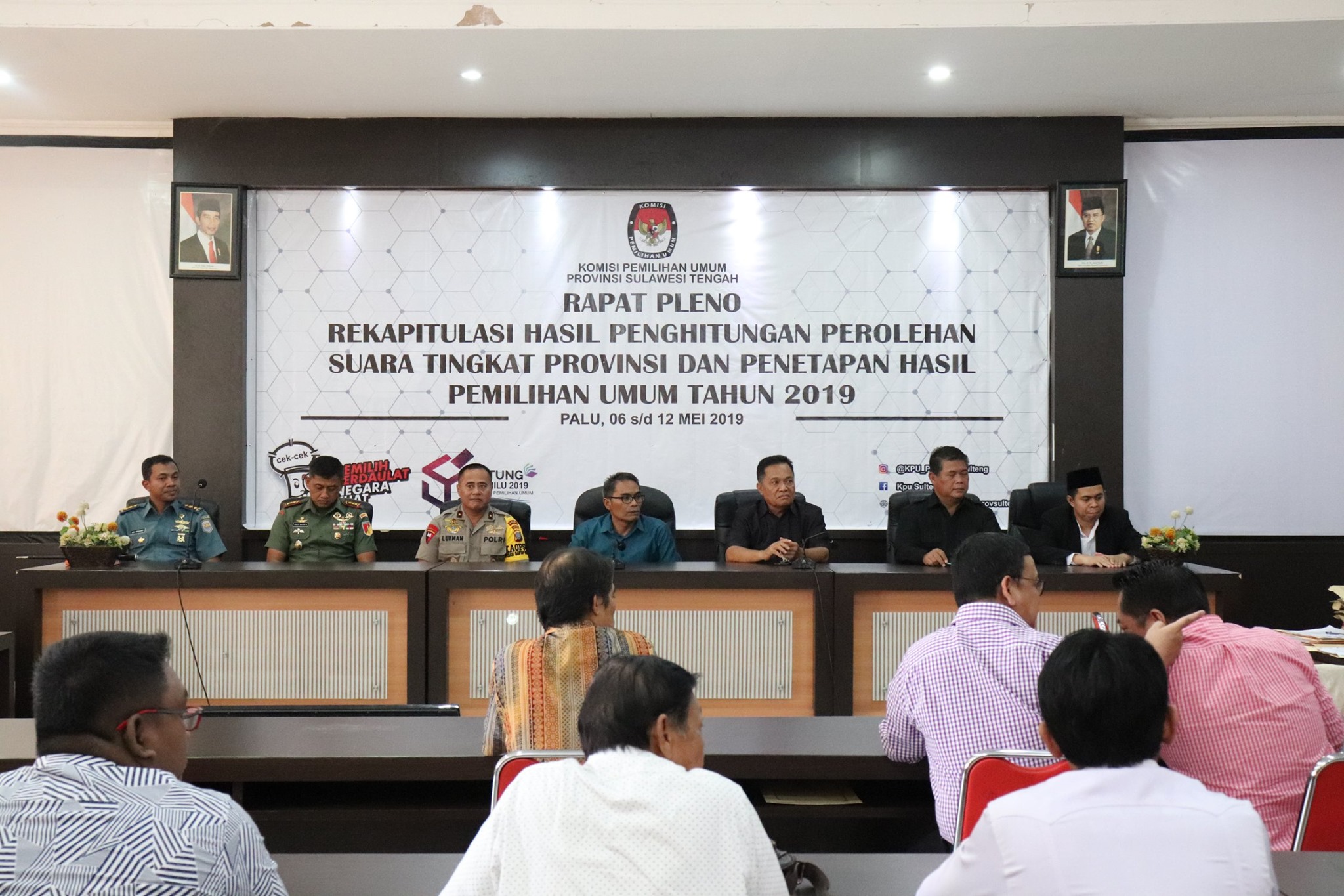 Forkopimda Apresiasi Penyelenggaraan Pemilu di Sulawesi Tengah