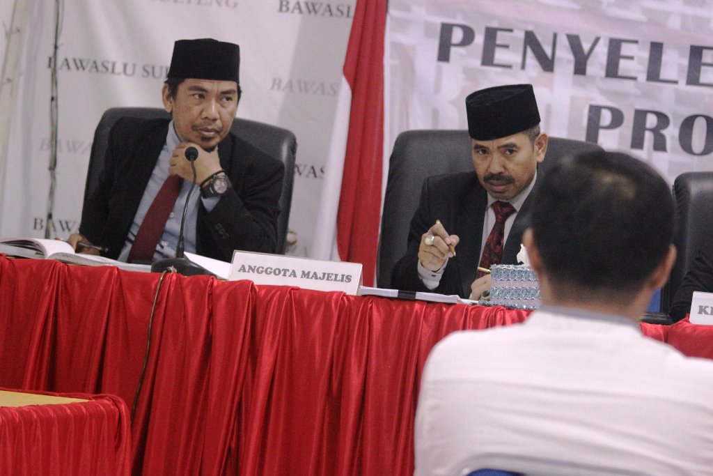 Gagal Menemui Titik Temu, BAWASLU SULTENG Gelar Sidang Adjudikasi