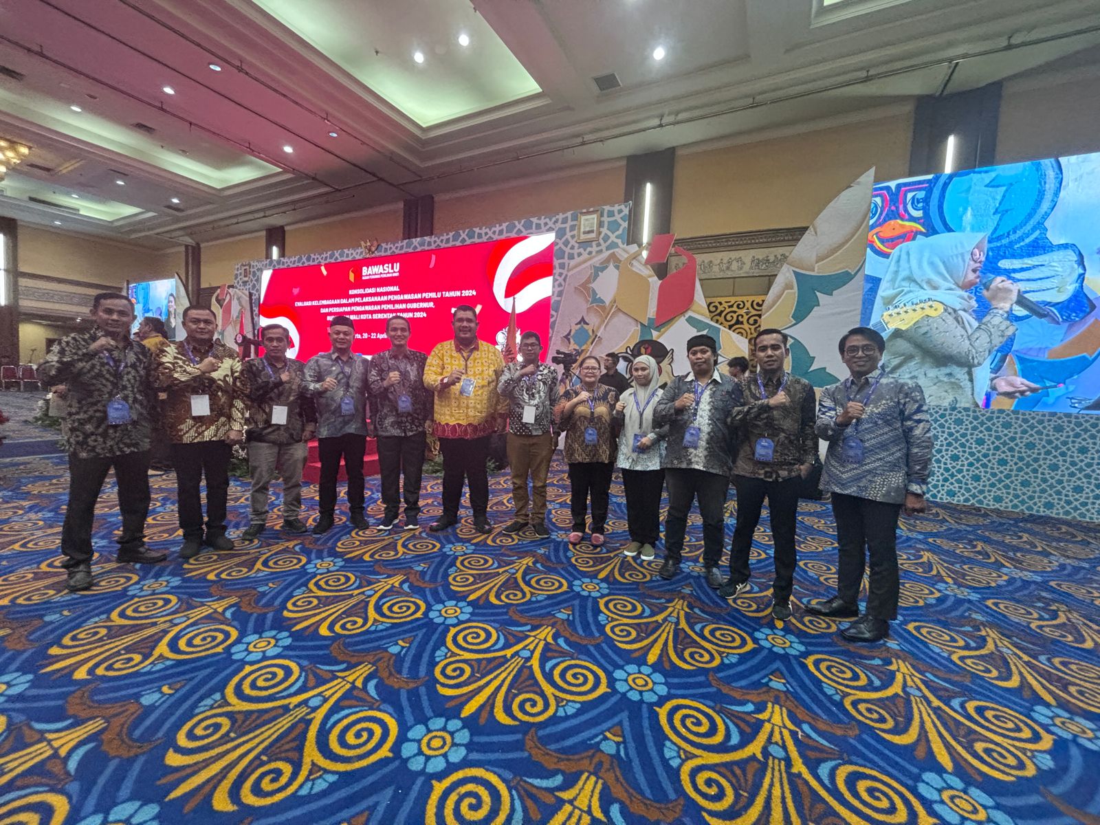 Ketua dan Anggota Bawaslu Sulteng Hadiri Konsolnas Evaluasi Kelembagaan di Jakarta