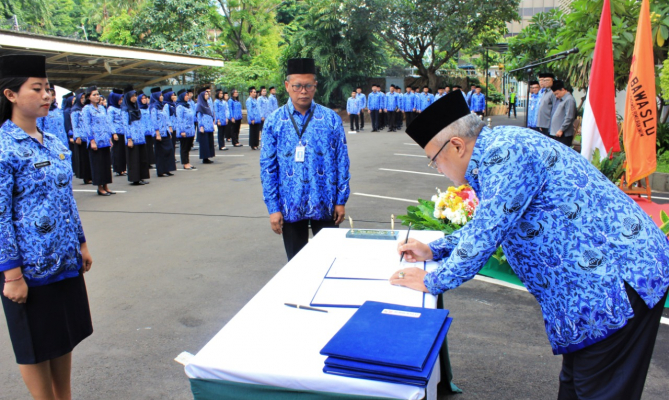 Lantik PNS, Sekjen Bawaslu Tegaskan Sanksi yang Langgar Netralitas