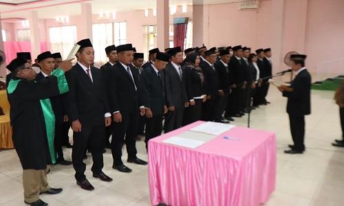 Lantik Panwascam, Abas Minta Awasi Setiap Tahapan Dan Jaga Independensi Lembaga