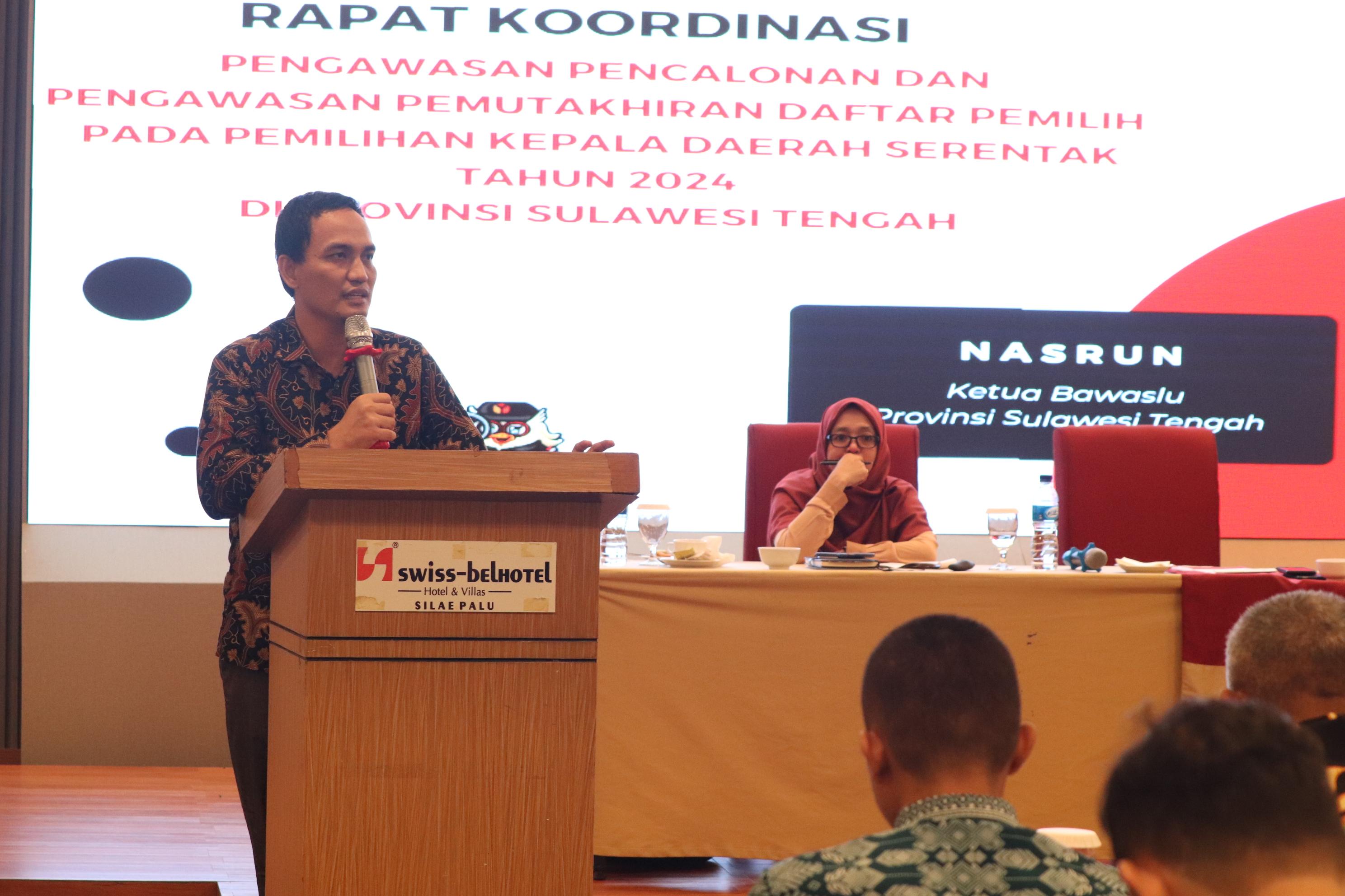 Nasrun Minta Jajaran Awasi Ketat Tahapan Pencalonan dan Penyusunan Daftar Pemilih