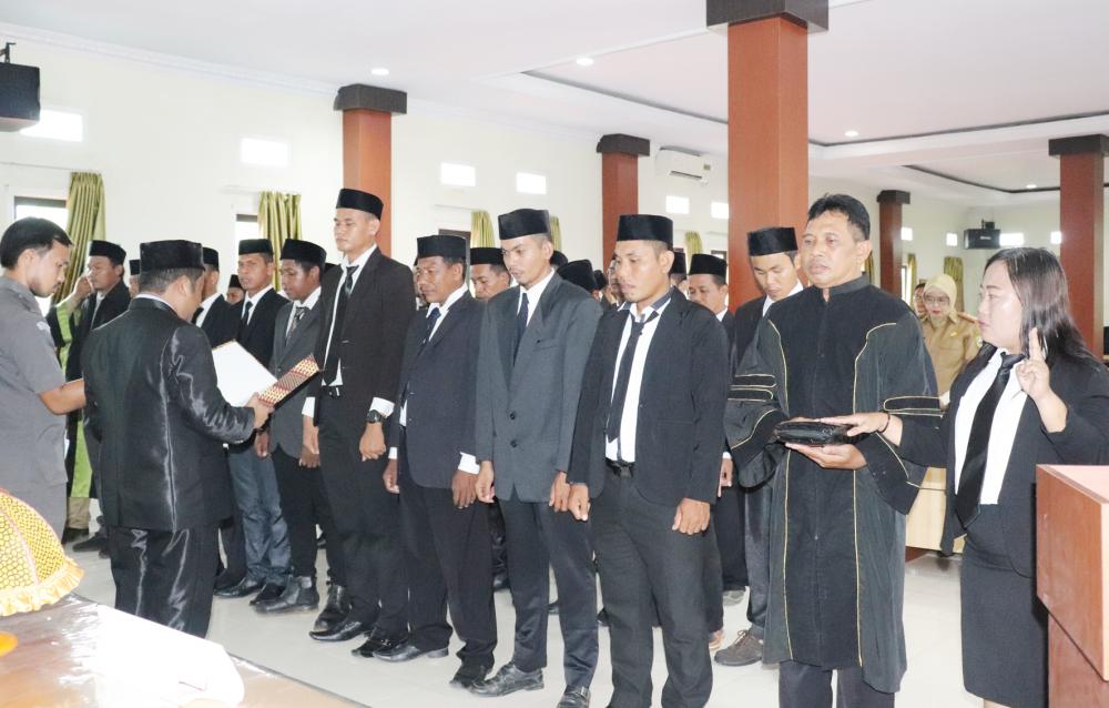 Pelantikan Panitia Pengawas Pemilihan Kecamatan Terpilih se-Kabupaten Morowali Tahun 2019