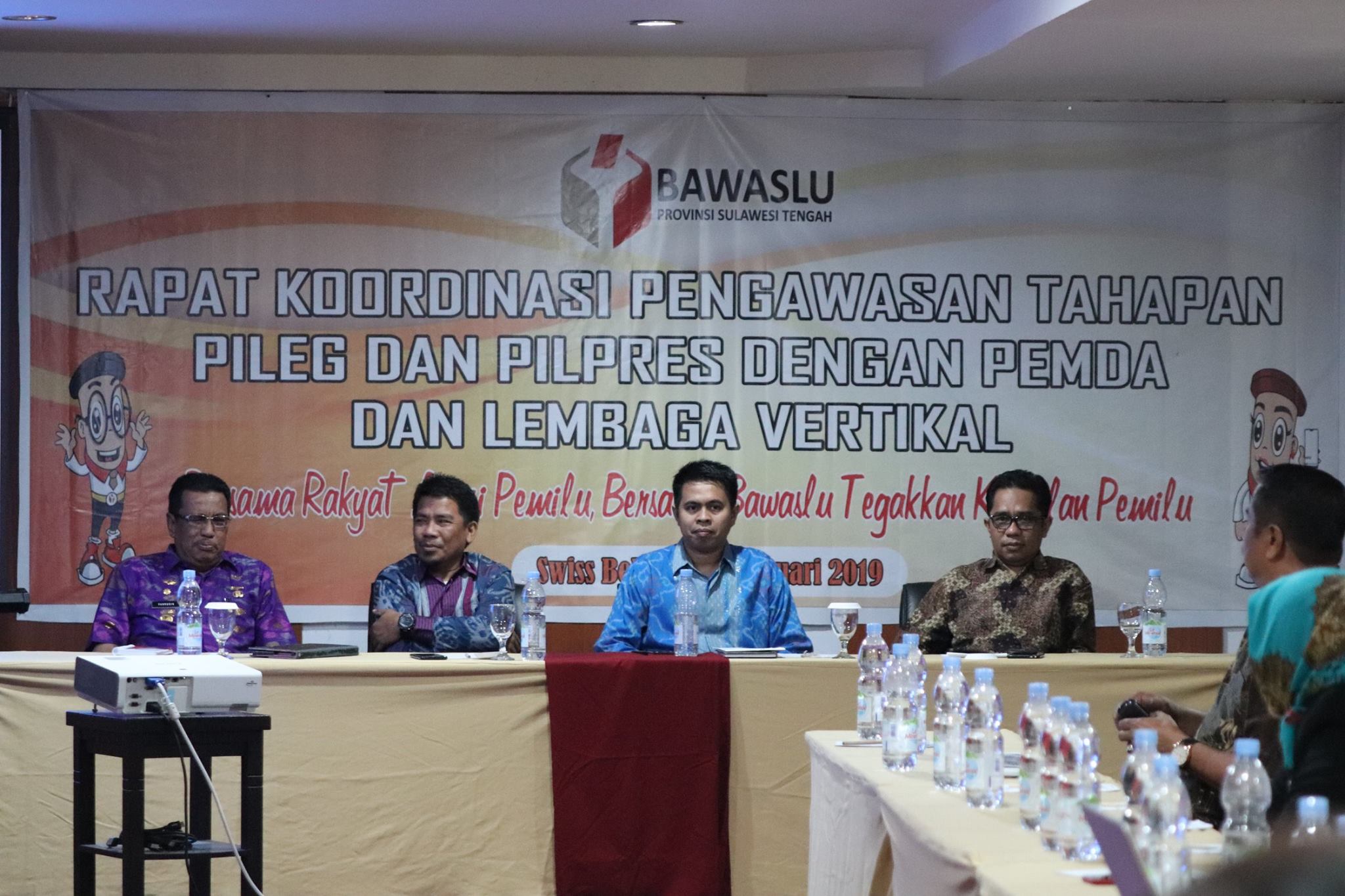 Bawaslu Sulteng Koordinasikan Pengawasan DPT bersama Pemda & Lembaga Vertikal