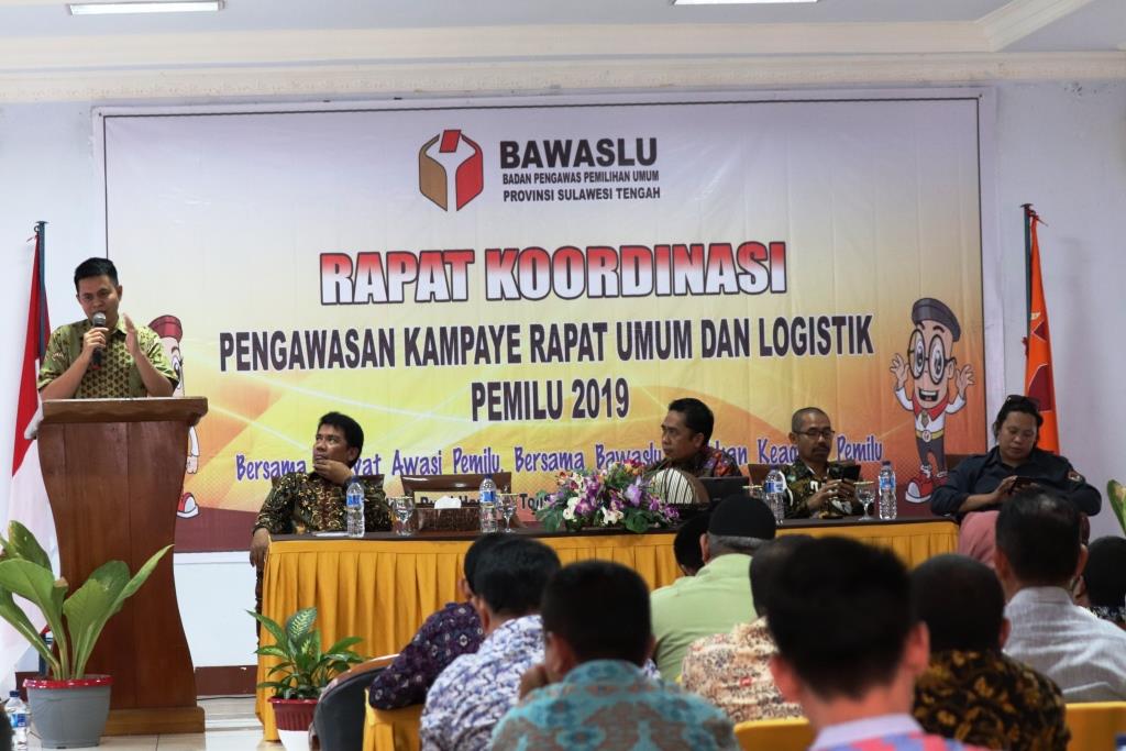Bawaslu Sulteng Susun Strategi Pengawasan Kampanye Rapat Umum