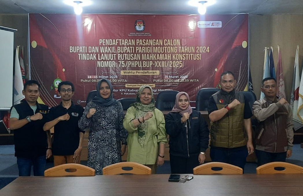 Rasyidi Kawal Ketat Detik Terakhir Perpanjangan Pendaftaran Calon Bupati Parigi Moutong
