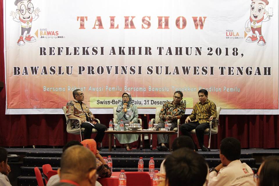 Refleksi Akhir Tahun 2018 Bawaslu Provinsi Sulawesi Tengah