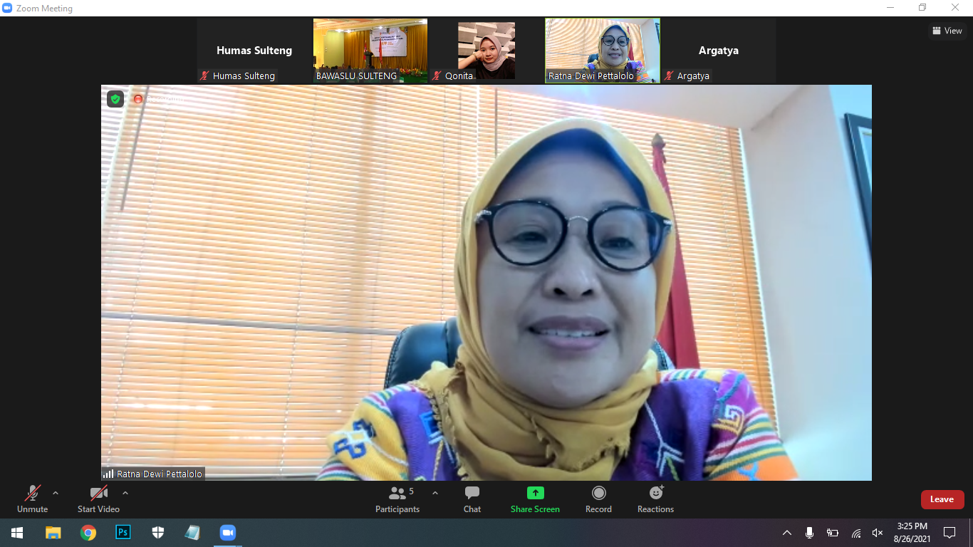 Ratna Dewi Buka SKPP di Kabupaten Buol Secara Daring