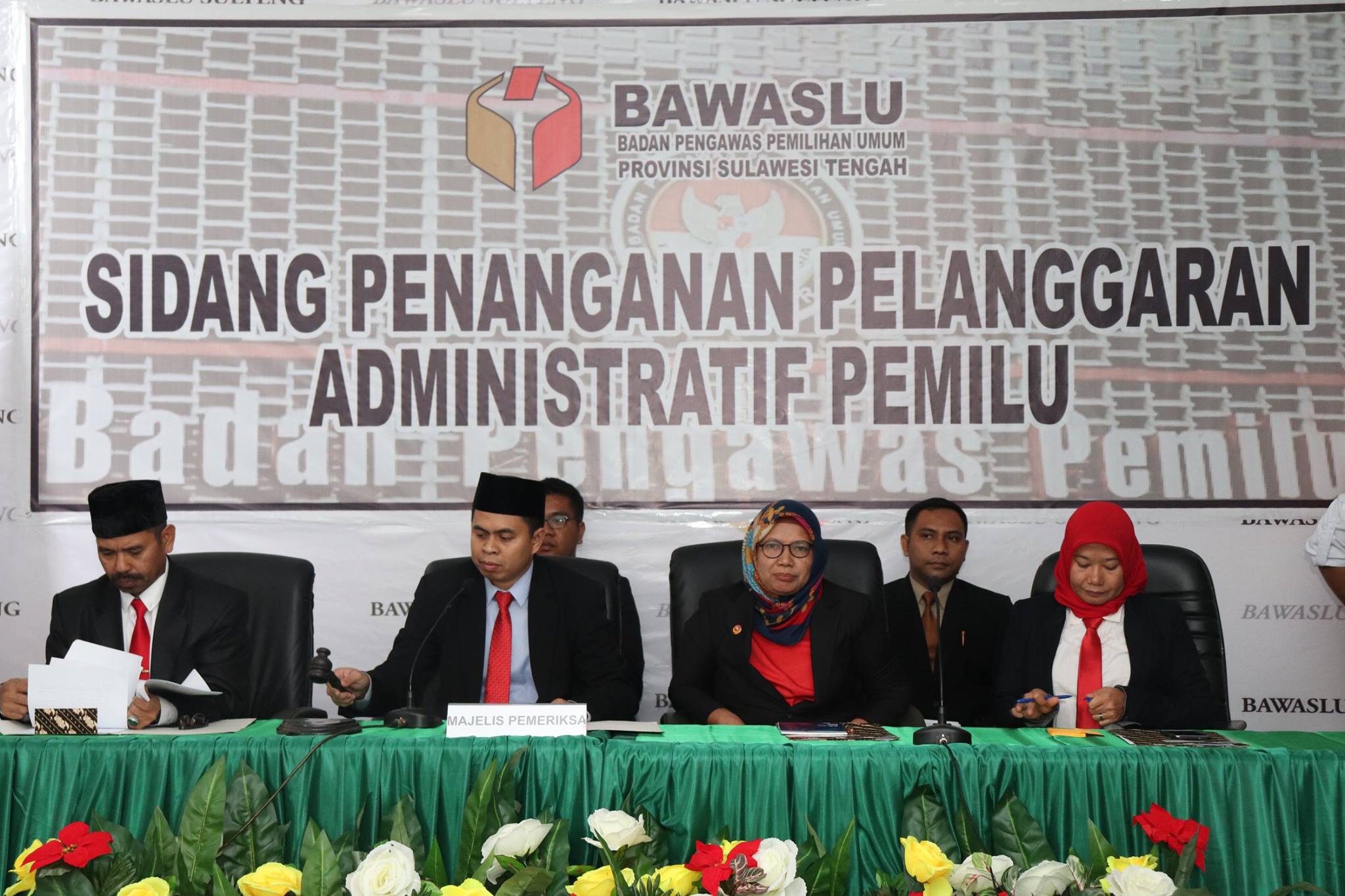 Bawaslu Sulteng Mulai Sidangkan Pelanggaran Administratif Pemilu