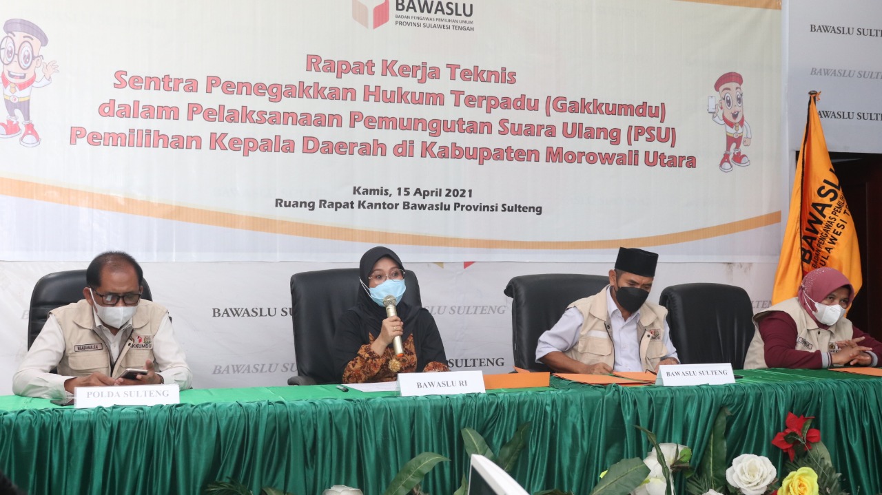 Jelang PSU di Morowali Utara, Sentra Gakkumdu Kembali Diaktifkan