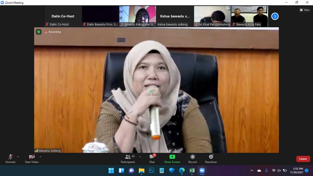 Darmiati: Kesiapan SDM Sekretariat jadi Kunci Bawaslu Kabupaten/Kota Agar Mandiri Menghadapi Penyelesaian Sengketa Proses Pemilu dan Pemilihan Tahun 2024