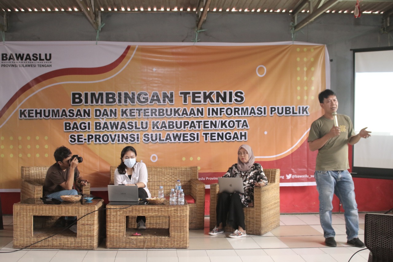 Bawaslu Sulteng Perkuat Keterampilan Personil Humas dan Datin Bawaslu Kabupaten/Kota, Melalui Bimtek Kehumasan dan Keterbukaan Informasi Publik