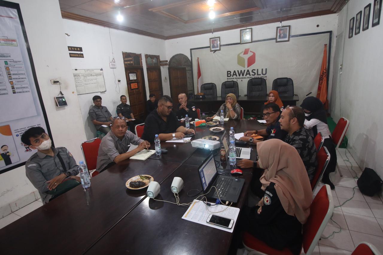 Supervisi Persiapan Penyelesaian Sengketa, Bawaslu Sulteng Bangun Persamaan Persepsi dengan Bawaslu Kabupaten/Kota