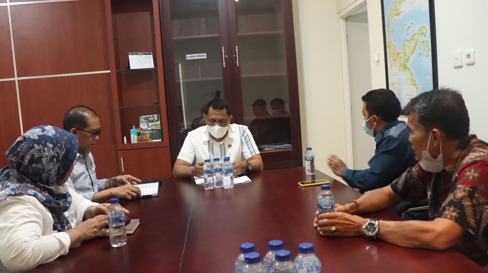 Audiensi dengan Polda, Bawaslu Sulteng Bahas Potensi Pidana di Tahapan Pendaftaran, Verifikasi dan Penetapan Parpol Peserta Pemilu 2024