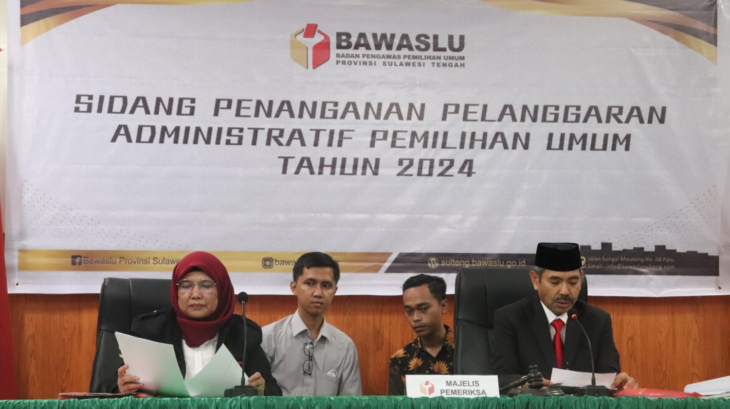 Bawaslu Sulteng Terima Aduan Dugaan Pelanggaran Administrasi Bawaslu Buol terhadap KPU Buol
