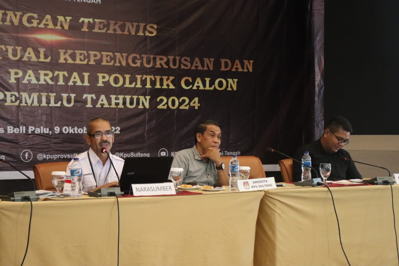 Jamrin Jelaskan 4 Potensi Kerawanan Tahapan Verifikasi Faktual Pendaftaran Partai Politik