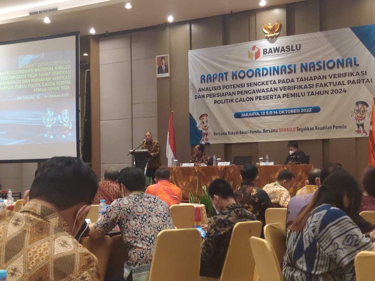 Bawaslu Minta Bawaslu Provinsi Aktif Beri Masukan Hadapi Tahapan Verifikasi Faktual Parpol