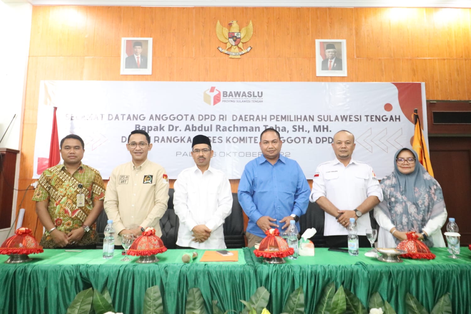 Bawaslu Sulteng Sampaikan Aspirasi pada Reses Anggota DPD RI