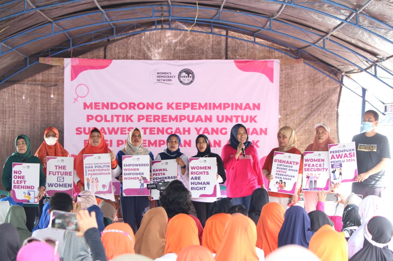 Bersama Bawaslu Sulteng, Perempuan Politik Deklarasikan Pengawasan Partisipatif