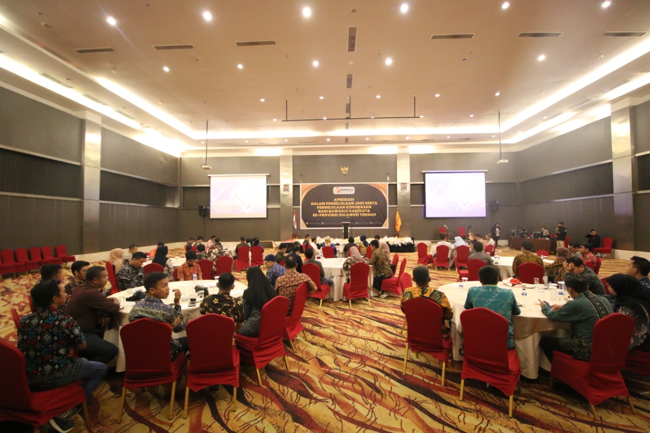 Bawaslu Sulteng Kembali Apresiasi Pengelolaan JDIH dan Kehumasan Bawaslu Kabupaten/Kota Tahun 2022
