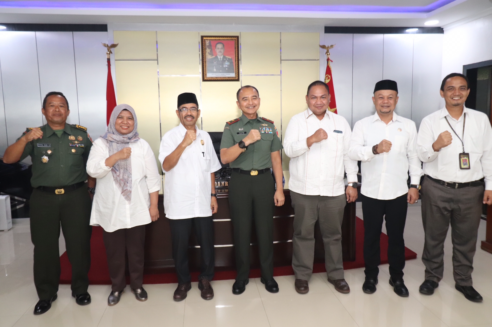Bawaslu Sulteng Bertemu Danrem 132 Tadulako, Bahas Isu Keamanan serta Netralitas TNI di Pemilu 2024