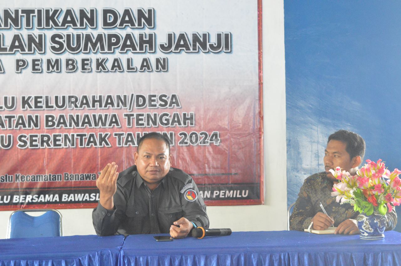 Hadiri Pelantikan PKD di Donggala, Rasyidi Ajak Jajaran Wujudkan Pemilu yang Demokratis, Jujur dan Adil