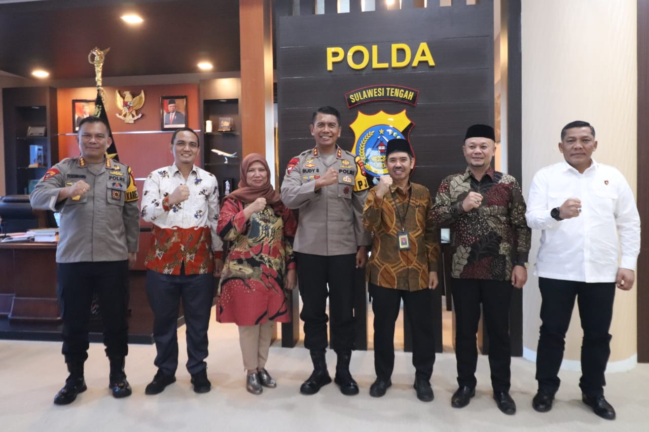 Bawaslu Sulteng Audiensi dengan Polda Sulteng, Bahas Isu Keamanan selama tahapan Pemilu 2024