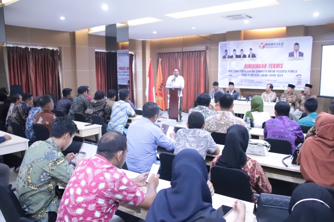 Mandat Penyelesaian Sengketa Antar Peserta Pemilu kepada Panwaslu Kecamatan, Rasyidi : Harus ProfessionalÂ 