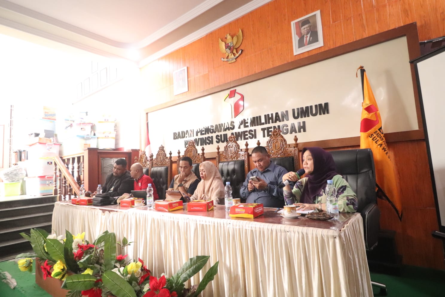 Awali tahun 2024, Bawaslu Sulteng Agendakan Rapat Internal