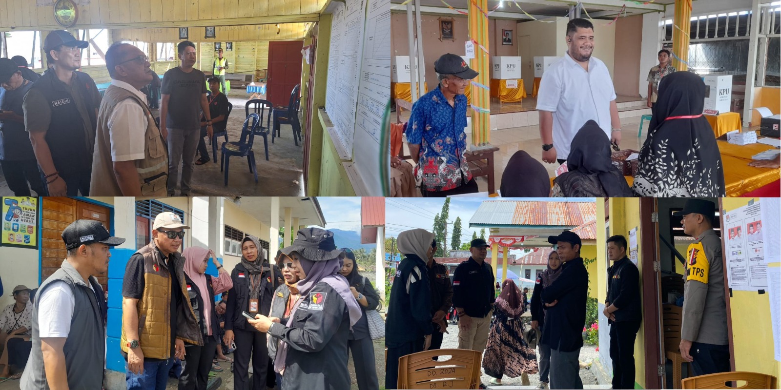 Bawaslu Provinsi Sulawesi Tengah Lakukan Monitoring Pengawasan Pemungutan Suara Ulang (PSU) di Kabupaten Banggai