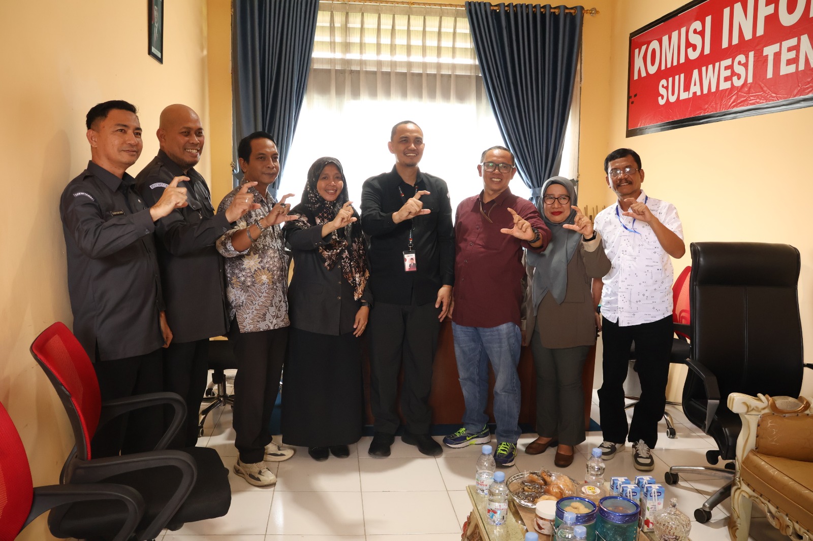 Audiensi dengan KI, Upaya Bawaslu Sulteng Tingkatkan Pelayanan Informasi