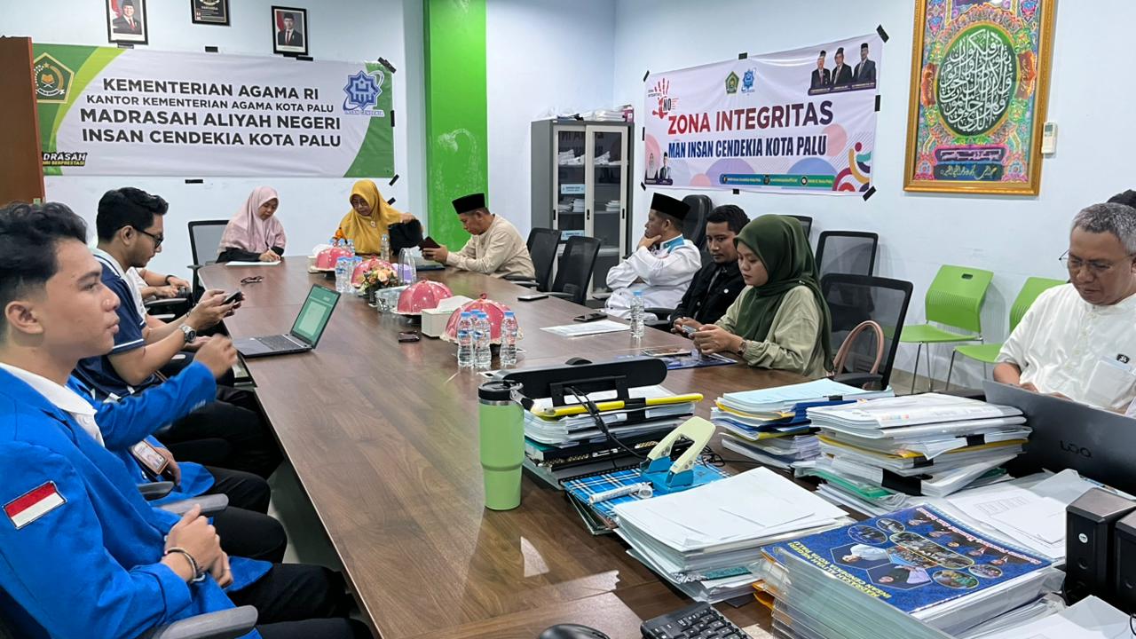 Audiensi Dengan MAN IC, Bawaslu Sulteng Dorong Pendidikan Kepemiluan Pemilih Pemula (1)