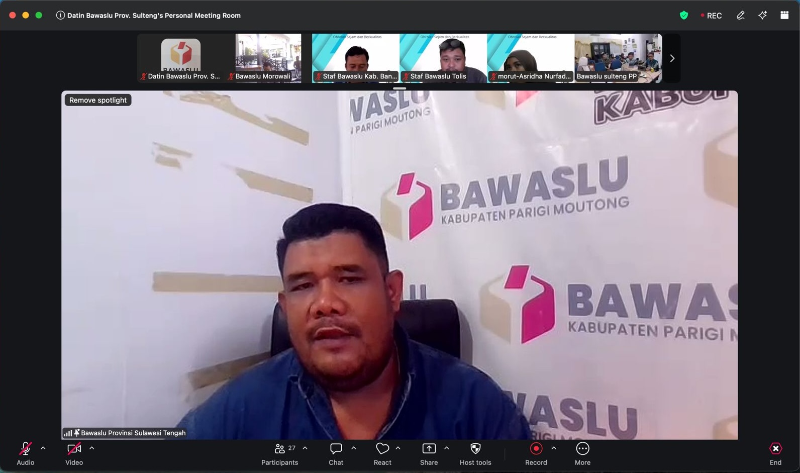 Obesitas Bawaslu Sulteng Bahas Implikasi Putusan MK 104 (1)