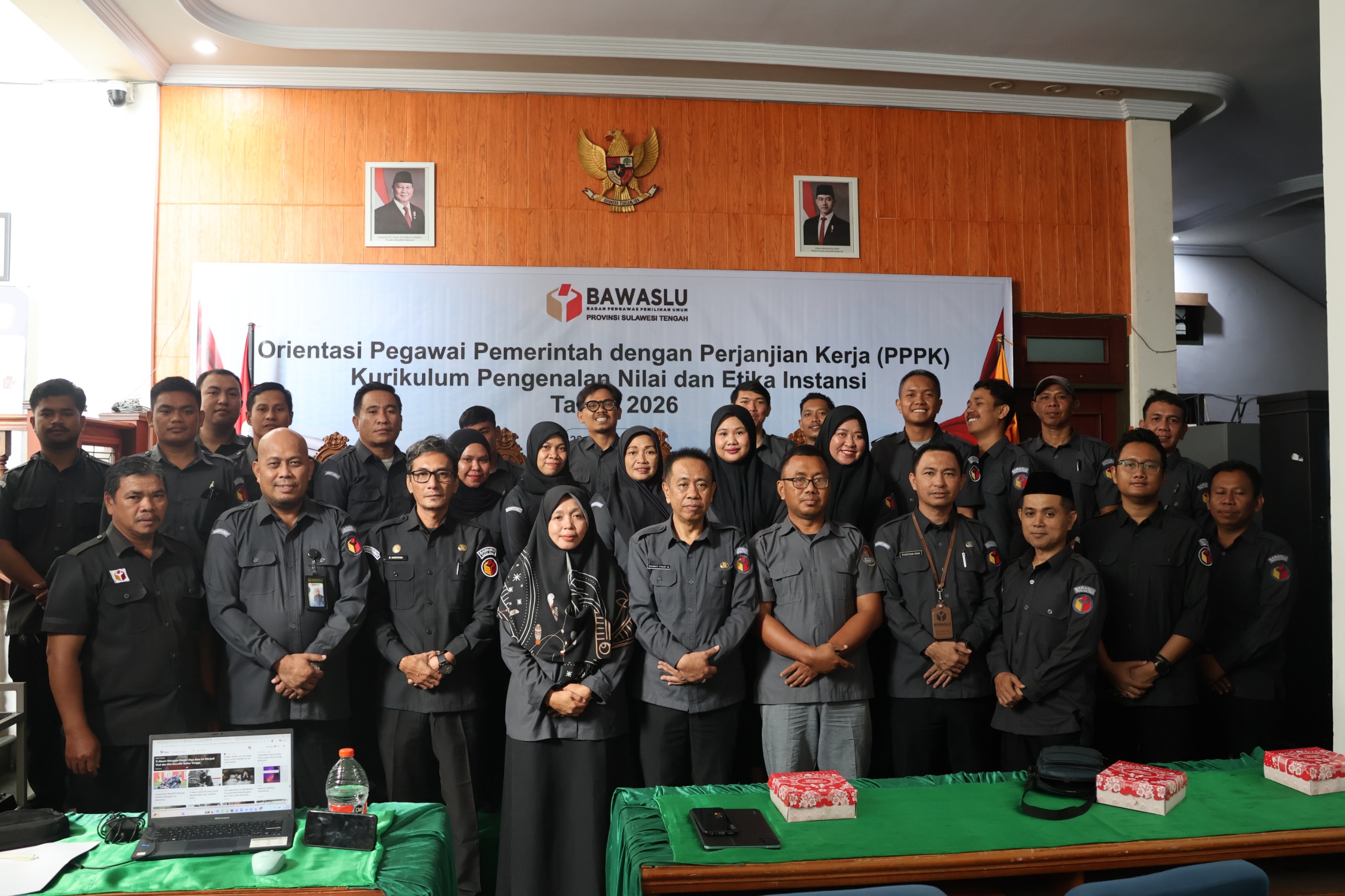 Orientasi PPPK, Bawaslu Sulteng Perkuat Integritas Aparatur (1)