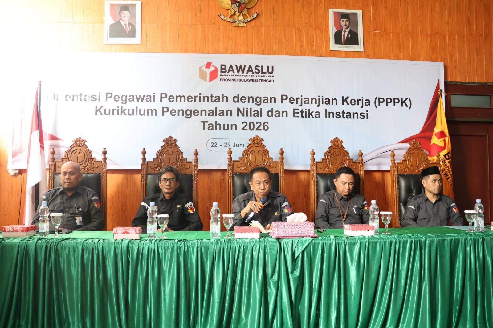 Orientasi PPPK, Bawaslu Sulteng Perkuat Integritas Aparatur