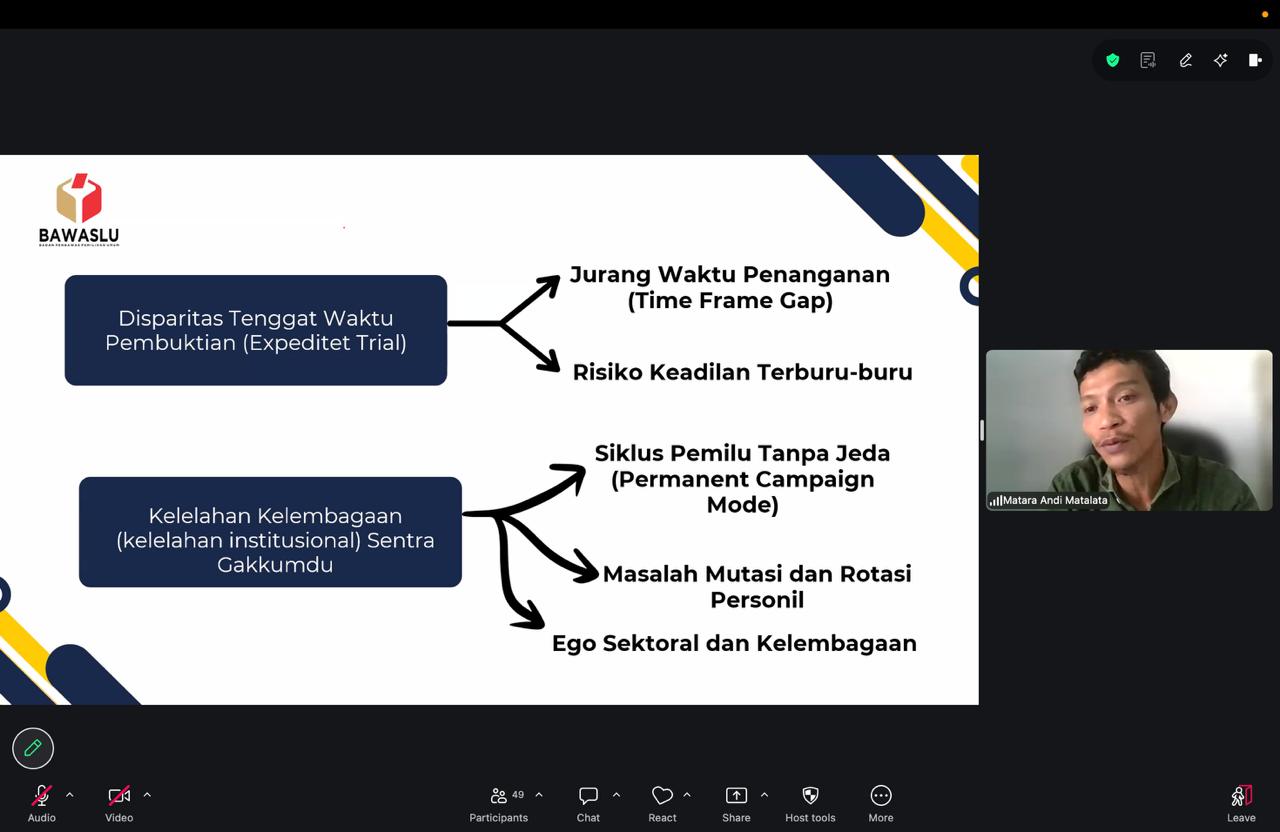 “Obesitas” Bahas Dampak Putusan MK 135 terhadap Penanganan Pelanggaran(1)