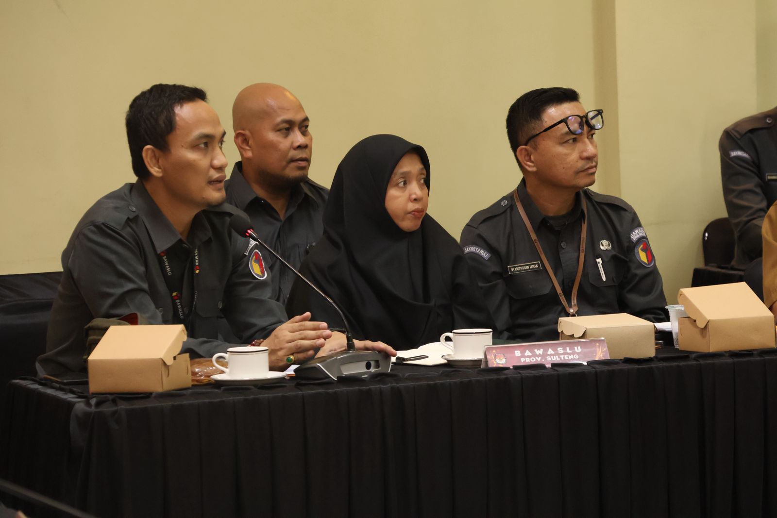 Bawaslu Sulteng Hadiri Pleno PDPB Semester I 2026