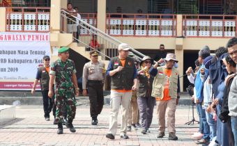 Ratusan Pengawas Pemilu Ikuti Apel Patroli Pengawasan
